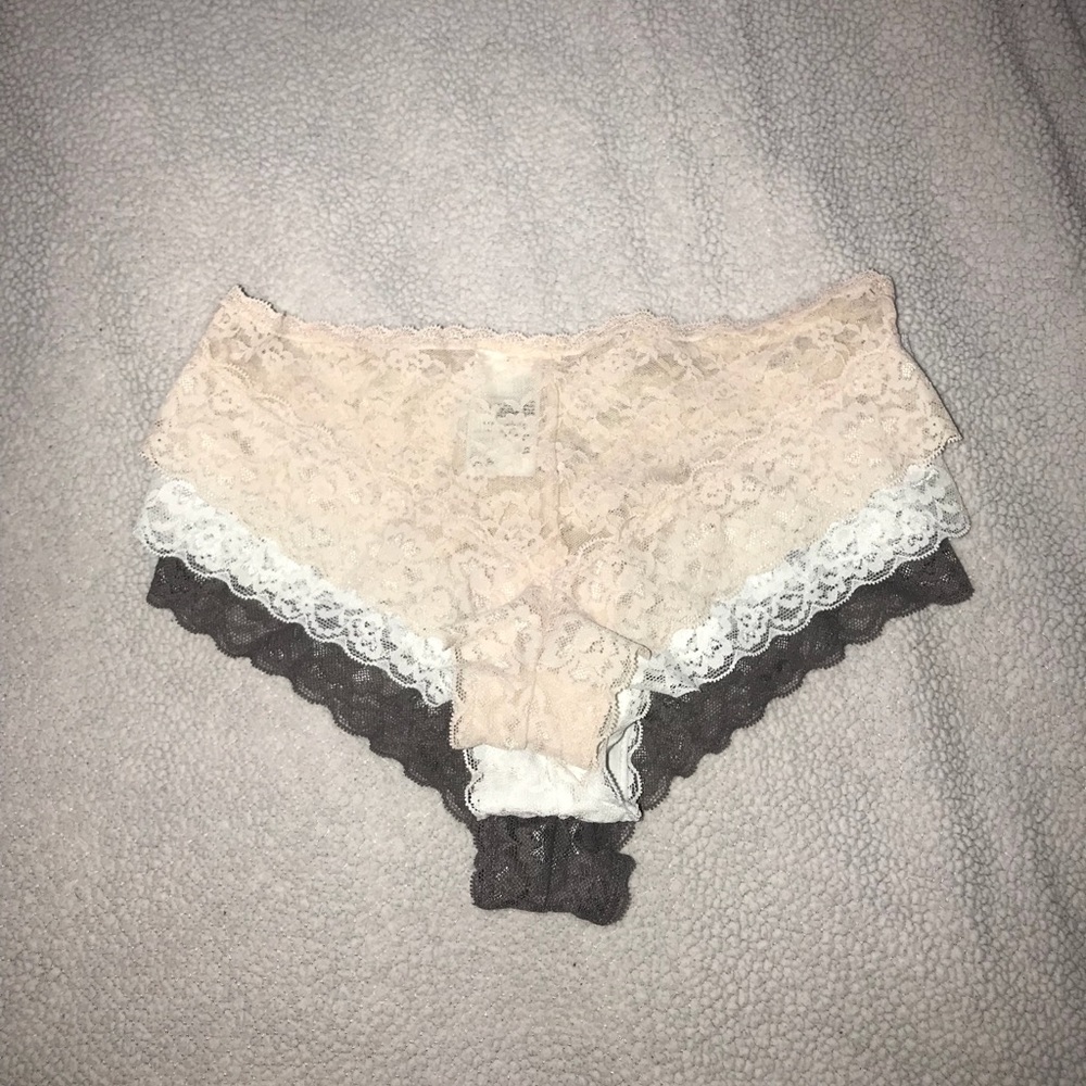 BRAND NEW Lace Hipster Briefs - 3 bundle